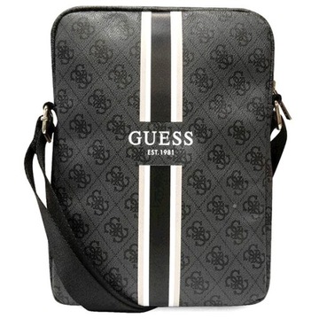 Torba Guess 4G Stripes na tablet 10" - czarna