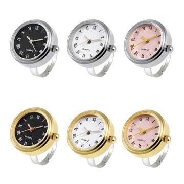New Style Watch Rings Female Personality Golden