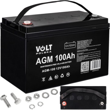 AKUMULATOR DO ZASILANIA UPS AGM 100AH 12V