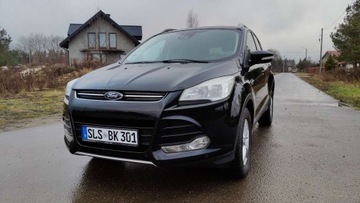 Ford Kuga II SUV 2.0 Duratorq TDCi 140KM 2013 Ford Kuga Ford Kuga MK2 2.0 TDCI 140KM 4X4 Czarna Z Niemiec 2.0, zdjęcie 4