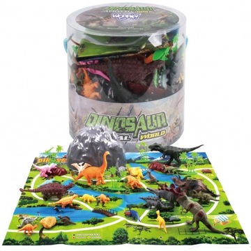 ZESTAW FIGURKI DINOZAURY