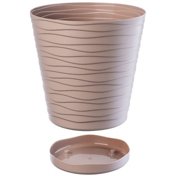 ЦВЕТОЧНЫЙ ВАЗ ЦВЕТОЧНЫЙ ВАЗ 21 см КРЫШКА С ПОДСТАВКОЙ ПЛАСТИКОВАЯ ПОДСТАВКА ДЛЯ ЦВЕТОВ