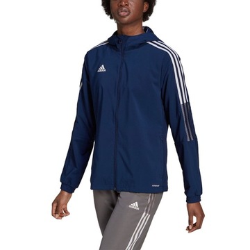 Женская толстовка Adidas Tiro 21 Windbreaker, темно-синяя