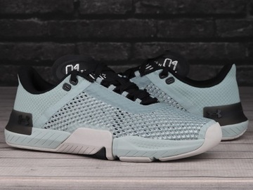 Buty męskie, sportowe Under Armour TRIBASE REIGN 4 GREY BLUE SIŁOWNIA