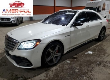 Mercedes Klasa S W222 2018 Mercedes-Benz Klasa S 63 AMG 4Matic 2018 4.0l 4.0 Benzyna 603KM
