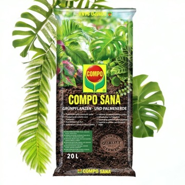 ZIEMIA do roślin ZIELONYCH palm monstera COMPO 20L