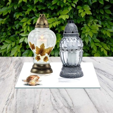 ПОДСВЕЧНИК СТЕКЛЯННЫЙ 25x25см 554e Angel