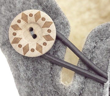 Тапочки Bambosze Теплые тапочки Фетр + шерсть *39*