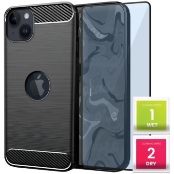 ETUI PANCERNE KARBON DO IPHONE 12 MINI + SZKŁO 9H