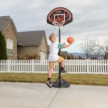 Регулируемая баскетбольная подставка на всю жизнь, портативный баскетбольный щит