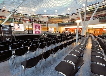 Krzesło konferencyjne do biura CZERWONE ISO BL C2