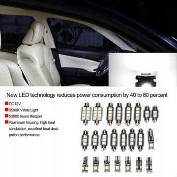 6500K 150LM 12V T10 SMD светодиодная белая лампа для
