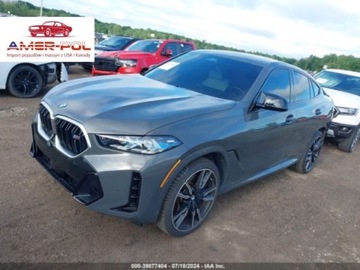 BMW X6 G06 2024 BMW X6 2024r, M60I, XDrive, 4.4L 4.4 Benzyna 523KM
