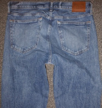 ABERCROMBIE&FITCH 90's slim - ZWĘŻANE MĘSKIE JEANSY RURKI W33L34