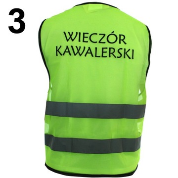 KASK i KAMIZELKA kpl prezent URODZINY kawalerskie faceta pana młodego WZORY