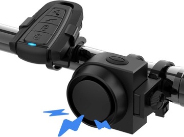 ПРОТИВОУГОННАЯ ВЕЛОСИПЕДНАЯ СИГНАЛИЗАЦИЯ 2в1 БЕЗОПАСНОСТЬ Пульт дистанционного управления + задняя светодиодная лампа