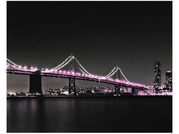 40x50cm Obraz Panorama mostu San Francisco obraz