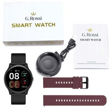 SMARTWATCH zegarek G. ROSSI SMS KROKI FB PULS