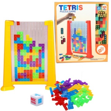GRA LOGICZNA TETRIS KLOCKI UKŁADANKA 3D 75 EL