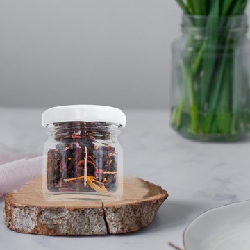 СПАСИБО ЗА ПРИЧАСТИЕ ГОСТЕЙ СВАДЕБНОЕ КРЕЩЕНИЕ - МИНИ-БАНОЧКИ + ЧАЙ [1]