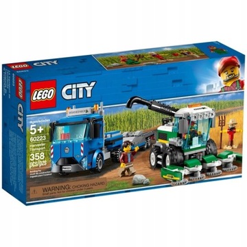 KLOCKI LEGO CITY 60223 TRANSPORTER KOMBAJNU