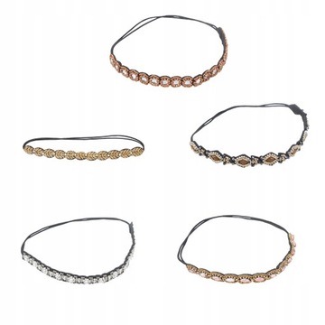 5 sztuk Elastyczny Frezowanie Rhinestone Inkrustow