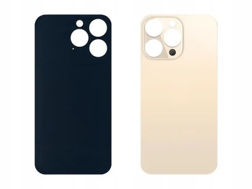 ZŁOTA KLAPKA TYŁ APPLE IPHONE 13 PRO MAX BIG HOLE (CE, KOSZ) - 1 ELEMENT