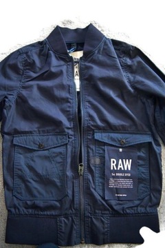 KURTKA G-STAR RAW CROTCH INDIGO BOMBER ROZMIAR M