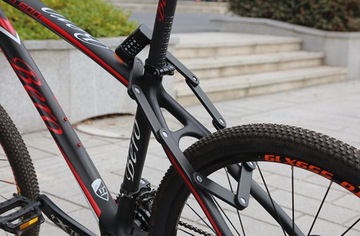 ВЕЛОСИПЕДНЫЙ ЗАМОК ДЛЯ ВЕЛОСИПЕДА, СКЛАДНОЙ КОМБИНИРОВАННЫЙ ЗАМОК, ЗАКАЛЕННАЯ СТАЛЬ