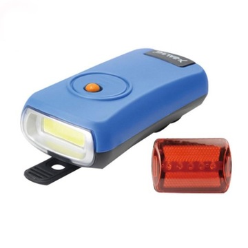 КОМПЛЕКТ СВЕТОДИОДНЫХ ВЕЛОСИПЕДНЫХ ЛАМП ПЕРЕДНЕЕ + ЗАДНЕЕ ОСВЕЩЕНИЕ