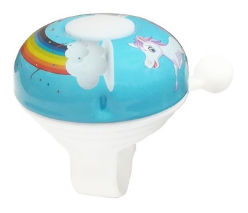 dzwonek rowerowy PONY konik z tęczą 53 mm