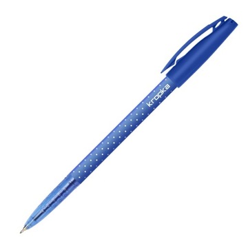 Cienki Długopis 0,5mm Rystor Kropka Niebieski
