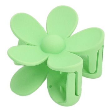 Пластиковый зажим для челюстей с двойным зубом, фиксирующий матовый цветок в SJ