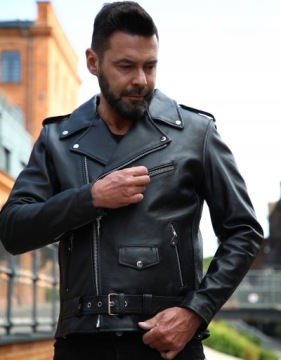 КЛАССИЧЕСКАЯ КУРТКА-РАДИАТОР НА КОЖАНОЙ ПОДКЛАДКЕ L