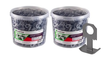 MARTEN SZYBKI SYSTEM POZIOMOWANIA PŁYTEK KLIPSY ZESTAW 800SZT 1,5MM