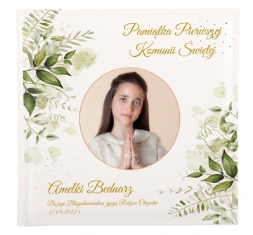 Album na zdjęcia Prezent na Komunie Twój Nadruk