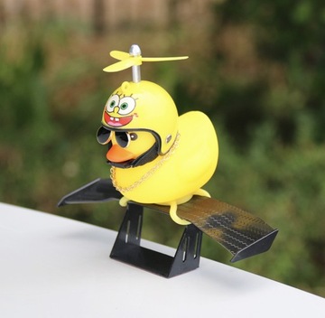Lampka rowerowa, dzwonek w kaczuszka Sponge Bob