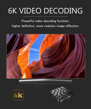 Сетевой декодер T95MAX H618 Android 12TV BOX 4G/32G 5GWiFi BT 6K
