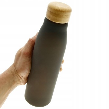 BUTELKA BIDON SZKLANY DO WODY IDEALNY NA SIŁOWNIE EKO 600 ML