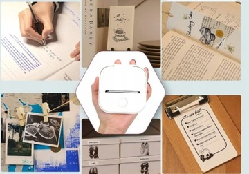 Phomemo T02 Bluetooth термопринтер для фотографий, наклеек, этикеток для заметок