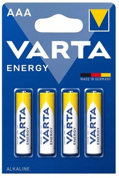 VARTA ENERGY Baterie Alkaliczna LR03 AAA 4 szt