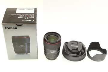 Canon EF 35 mm f/1.4 L II USM fabryczny komplet