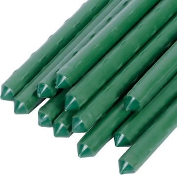 ОПОРА ДЛЯ ЦВЕТОЧНЫХ РАСТЕНИЙ ТОМАТОВ СТАЛЬ С ПОКРЫТИЕМ 11 мм 90 СМ