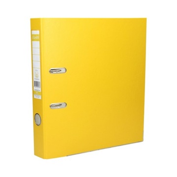 SEGREGATOR ŻÓŁTY A4 50 mm z DŹWIGNIĄ XXL Organizer KOLOROWY Solidny Bantex