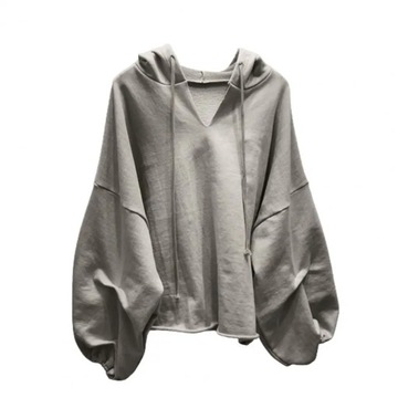 Solid Color Drawstring Pullover Hoodie Autumn Batw