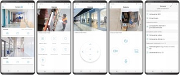 CZARNA KAMERA WIFI OBROTOWA ZEWNĘTRZNA 5MP 8x ZOOM