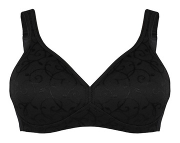 Triumph biustonosz miękki czarny Elegant Cotton N rozmiar 85C