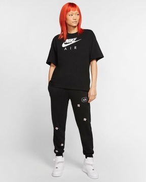 NIKE koszulka damska T-SHIRT bawełna CZARNA R.S