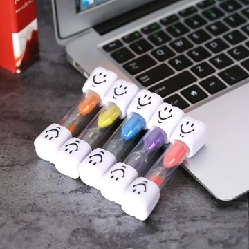 5 шт. мини-красочный таймер «песочные часы» (1/2/3/5/10 минут)