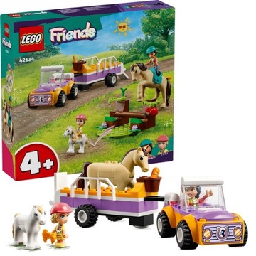 LEGO Friends 42634 Przyczepa na konia i kucyka
